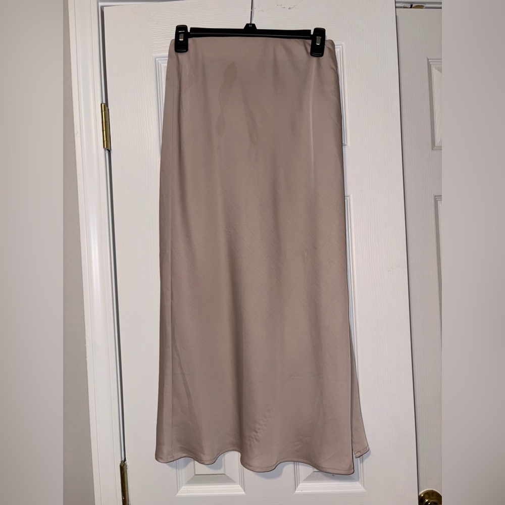 a new day Taupe Maxi Slip Skirt